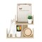 Furinno Hermite Wooden Desktop Bookshelf Storage Organizer for Home and Office Supplies, Bauhaus Oak